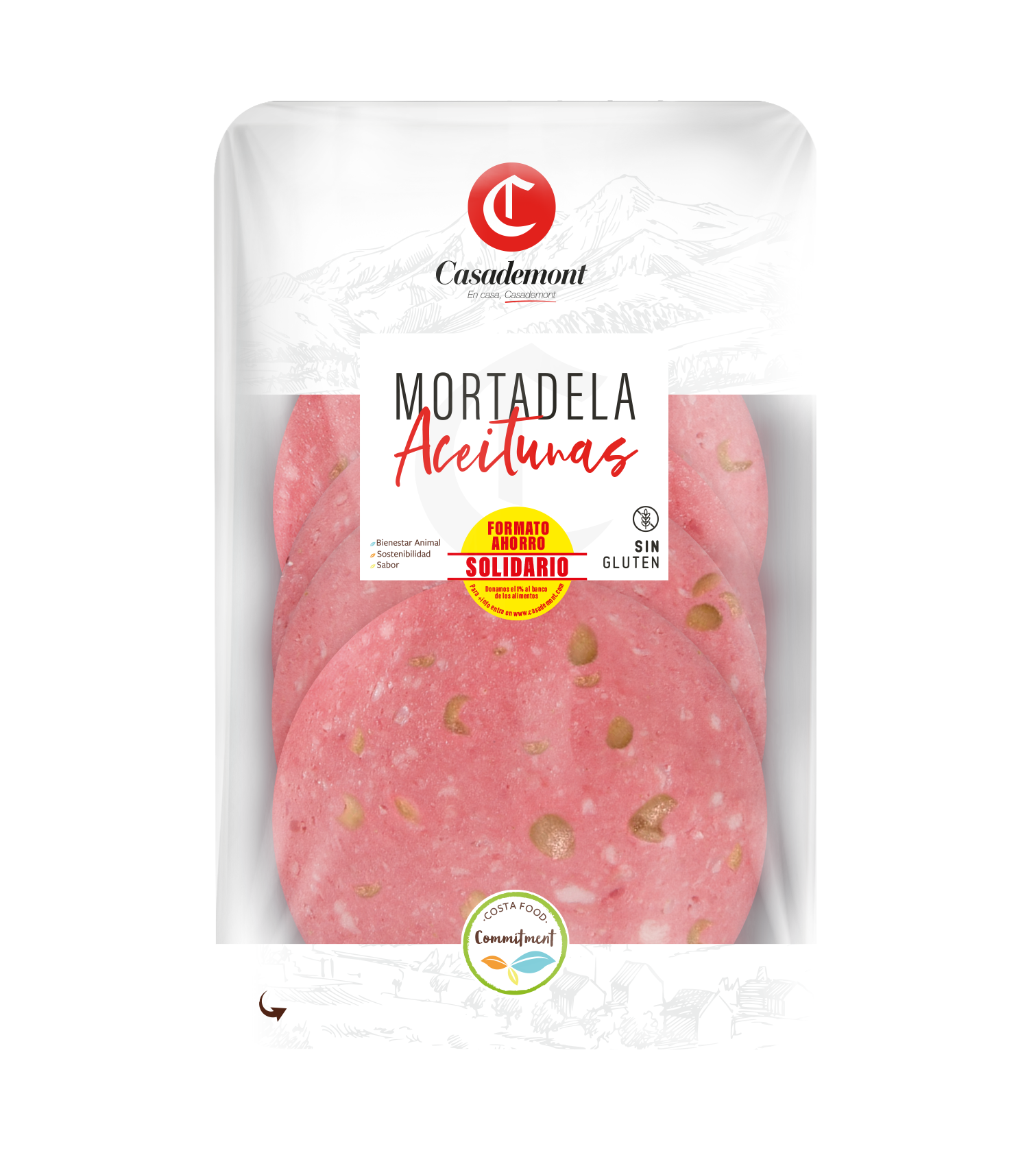 Mortadela con aceitunas Casademont